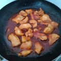 El cooksnap de Leon S. cuando hizo Pollo en salsa agridulce.