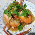 รูป Cooksnap ของ Krooyui Boonchim เมื่อเขาทำ กุ้งอบวุ้นเส้น