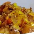  Chef Richa pathak. का कुकस्नैप जब उन्होंने बंदगोभी मटर की सब्जी (bandh gobi matar ki sabzi recipe in Hindi) बनाया था।