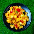 Mamta Pandya's cooksnap of when they made બટાકા ની સૂકી ભાજી (Bataka Suki Bhaji Recipe In Gujarati).
