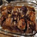 El cooksnap de Raul cuando hizo Codornices a la miel con mostaza de Dijon.
