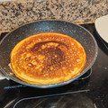 El cooksnap de Robert Sosa cuando hizo Arepas cartagas.