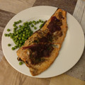 El cooksnap de pilarin cuando hizo 153.🐟Trucha asalmonada al horno con mostaza y jamón🥓.