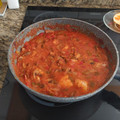 El cooksnap de Javier cuando hizo Rosada guisada a la Roteña.