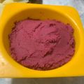 El cooksnap de Eugenia cuando hizo Hummus de Remolacha.