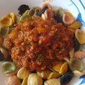 El cooksnap de Juan Lara cuando hizo Pasta al nido con carne picada tipo boloñesa.