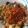 El cooksnap de Juan Lara cuando hizo Pasta al nido con carne picada tipo boloñesa.