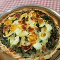 El cooksnap de Ayelen Fernández cuando hizo Tarta de espinaca y carne picada.
