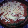 El cooksnap de Anto Ro cuando hizo Pizza🍕con base de espinaca.
