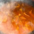 El cooksnap de Carmenchu cuando hizo Carne con tomate.