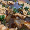湯小舒 的 和風 滷豆腐豬五花 cooksnap