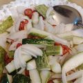 Cooksnap Pok Li semasa beliau membuat Acar timun mentah.
