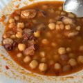El cooksnap de Alejandro Zamacola Perea cuando hizo Garbanzos con pulpo y langostinos.
