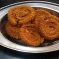 Kiran Jataniya's cooksnap of when they made ઘંઉ ના લોટ ની ચકરી (Wheat Flour Chakri Recipe in Gujarati).