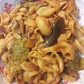 صورة من طـبخآت يآسـمـين🌹🌷، شاركها بعد تجربة وصفة معكرونه بالخضار 🍝سهلة وسريعه💙