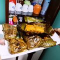 Nandita Mukherjee's cooksnap of when they made কচু পাতায় ইলিশ মাছের পাতুরি (kochu patay illish macher paturi recipe in Bengali).