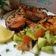 Cooksnap mamy_kitchen89 semasa beliau membuat Salmon Bakar dengan Thousand Island Salad.
