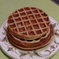 El cooksnap de nico cuando hizo Waffles dulces de avena.