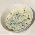 El cooksnap de Adriel Guzman Concepcion cuando hizo Dip de espinaca y queso.