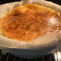 El cooksnap de Paqui cuando hizo Keto: tarta de queso.