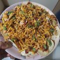 mitu madlani's cooksnap of when they made વેફર ચાટ (Wafer Chaat Recipe In Gujarati).