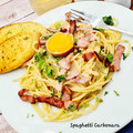 Dawn's cooksnap of when they made 🍝 Absolutely fail-safe Carbonara - only eggs.