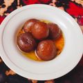 Diya Sawai का कुकस्नैप जब उन्होंने गुलाब जामुन (gulab jamun recipe in Hindi) बनाया था।