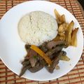 El cooksnap de Rocio Sanchez Suarez cuando hizo Lomo saltado de carne.