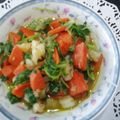 Cooksnap dari Selli Salbiah untuk resep Rainbow Ca bayam