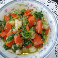 Cooksnap dari Selli Salbiah untuk resep Rainbow Ca bayam