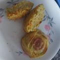El cooksnap de Gimena Navarro cuando hizo Muffins de lechuga y queso.