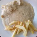 El cooksnap de Luis cuando hizo Pechuga de pollo fileteada con manzana y cebolla, al horno (hecha en robot de cocina).
