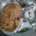 Sanskriti arya का कुकस्नैप जब उन्होंने आलू पराठा (aloo paratha recipe in Hindi) बनाया था।