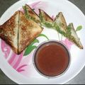 Vandna bosamiya's cooksnap of when they made ચાટ ચસ્કા સેન્ડવીચ (Chat Chaska Sandwich Recipe In Gujarati).