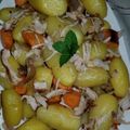 Queen's Delight🍦's cooksnap of when they made Boil potatoes with my leftover stew and fried egg.