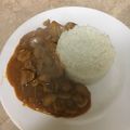 El cooksnap de vero s cuando hizo Solomillo de cerdo con champiñones y salsa de vino tinto.