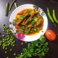 kailashben Dhirajkumar Parmar's cooksnap of when they made સરગવો બટાકા નું શાક (Sargva Potato Shak Recipe in Gujarati).