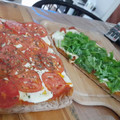 El cooksnap de Maria Ines Molina cuando hizo Masa para pizza con harina integral.