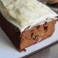 El cooksnap de sop a cuando hizo 🥕 Budín carrot cake con pasas de uva y nueces; cream cheese con nueces caramelizadas 🥕 #zanahoria.