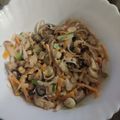 Syma Huq's cooksnap of when they made Chicken and Shrimp Cashew nut Salad.