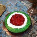 کوک اسنپ kosar N بعد از امتحان کردن 🍉🍰تارت کیک دسر یلدا (هندوانه ای) بدون فر🍰🍉.