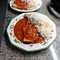 El cooksnap de SuperDesyLaChef cuando hizo Pez espada en salsa marinera.