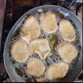 El cooksnap de Sandra Sandoval cuando hizo Tortas fritas hechas con grasa.