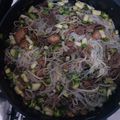 El cooksnap de Juan calyecac landero cuando hizo Chop suey de res y pollo.