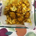 El cooksnap de maruxa cuando hizo Coliflor al horno con especias.