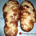 Cooksnap από dcroula στη συνταγή Τσουρέκια κορδωνάτα της Αλέκας
