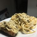 El cooksnap de Sidney Mendoza cuando hizo Lomo de cerdo con crema de champiñones.