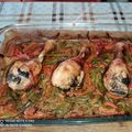 El cooksnap de Cristina cuando hizo Contramuslos en cama de pimientos.