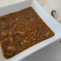El cooksnap de Becky cuando hizo Lentejas pardinas con habas y guisantes ternos orgánicos.