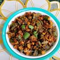  Dr.Madhumita Mishra's cooksnap of when they made Bhindi Fry.